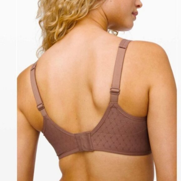 NWT Lululemon Like Nothing Bra * Lace in Dusty‎ Bronze Size 32B New With Tags - Picture 3 of 9